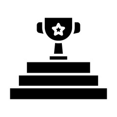 Fshion Show Award Vector Glyph Icon Design