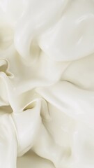 Freeze Motion of Whirling Cream , Close-up