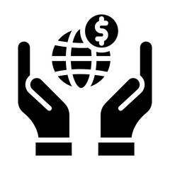 Obraz premium Nonprofit Organization Vector Line Icon Design