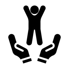 Empowerment Vector Line Icon Design