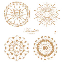 Elegant Mandala Collection in Warm Tones