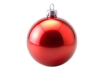 red christmas bauble
