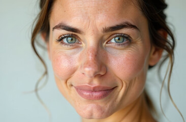 The serene mature woman