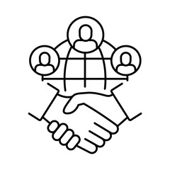 Remote Team Building – Handshake Representing Virtual Bonding Activities