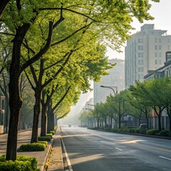 Fototapeta premium street in the city