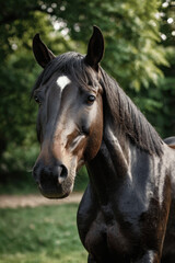 Fototapeta premium portrait of a horse