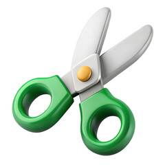 scissor icon 3D Illustration, trim icon 3D illustration
