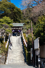 Obraz premium 鎌倉2501 荏柄天神社5 正月飾り