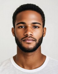 Obraz premium ID Photo for Passport : Brazilian young adult man 1