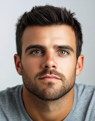 Fototapeta premium ID Photo for Passport : Canadian adult man 6