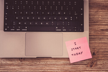 Notes post-it concept d'attitude positive 