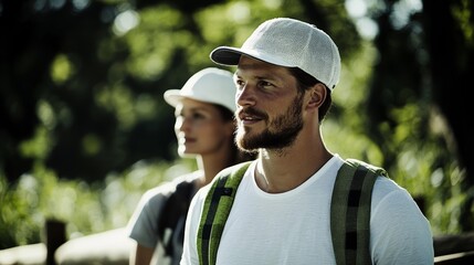 Elegant Volunteers building eco friendly fences to protect a forested area from illegal activities rare forest conservation sustainable practices 