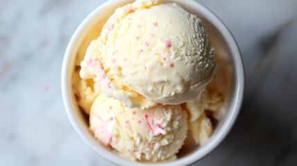 Vanilla ice cream Background Wallpaper