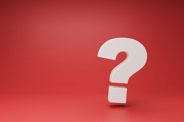 red question mark, A large white question mark stands against a red background, illustrating inquiry and the quest for understanding.