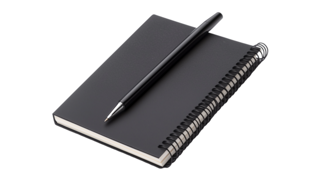 Magnetic memo pad office supplies isolated on transparent  background 