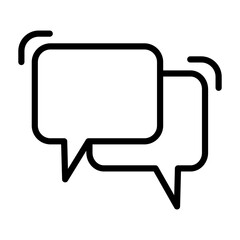 Naklejka premium Chat Icon