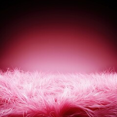Obraz premium A vibrant pink background with soft, fluffy textures creates a playful and whimsical atmosphere.