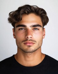 Fototapeta premium ID Photo for Passport : Australian young adult man 4