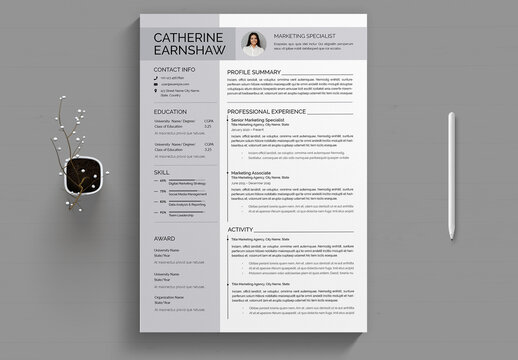 Ats Friendly Resume Template