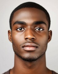 Obraz premium ID Photo for Passport : African young adult man 1