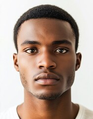 Fototapeta premium ID Photo for Passport : African young adult man 2