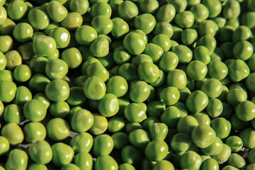 Close-up of fresh green beans with a vibrant color and smooth texture..agriculture, vegetarian, background, 