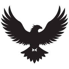 An eagle silhouette 