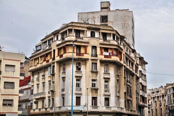 Street view in Casablanca, Morocco