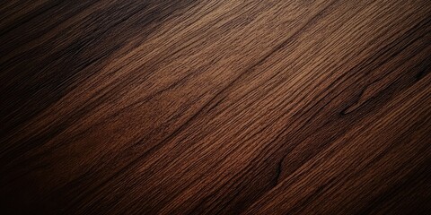 Dark brown plywood wood texture with subtle grain patterns illuminated from the top left, creating a warm, inviting background atmosphere.