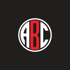 ABC letter logo creative design with vector graphic, ABC unique design