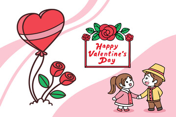 happy valentine day invitation card