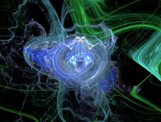 Imaginatory fractal abstract background Image