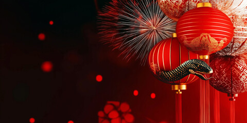 Obraz premium chinese new year background