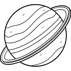 Abstract Planet Vector Illustrations