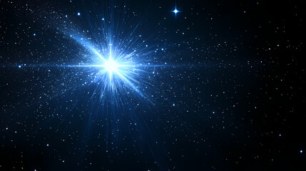 Beautiful space background. abstract image of a star journey into unknown space. Starbright. Illustration