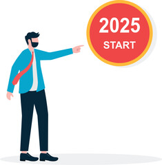 Social media illustration, business concept, web design

