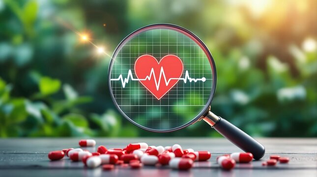 Heart disease awareness emphasizing cardiovascular health, regular checkups, and cholesterol monitoring for early detection and prevention