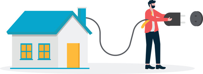 Social media illustration, business concept, web design

