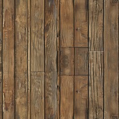 Naklejka premium Rustic Wooden Plank Texture with Natural Grain By Generated AI