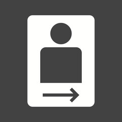 Picture Editing Glyph Inverted illustration.