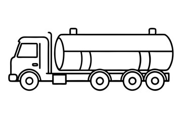 Clean Tanker Silhouette Vector