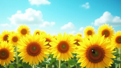 Obraz premium Close-up of a Sunflower in Full Bloom with Detailed Petals and Seeds