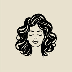 Curly Hair Logo