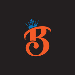 B Logo Design Vector illustration template, B logo design 
