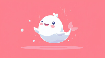 Cute Dolphin Clipart Background