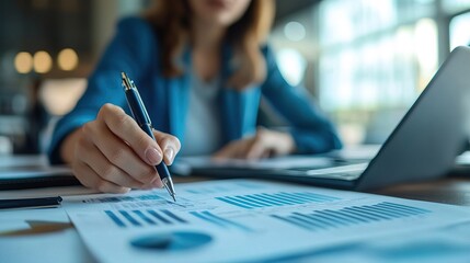 Business professionals strategizing financial integration for successful 