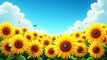 Obraz premium Close-up of a Sunflower in Full Bloom with Detailed Petals and Seeds