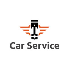 Auto parts logo design. Automotive parts, automobile repairing car, vector design and illustration