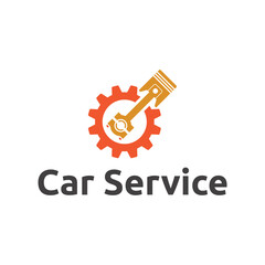 Auto parts logo design. Automotive parts, automobile repairing car, vector design and illustration