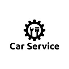 Auto parts logo design. Automotive parts, automobile repairing car, vector design and illustration